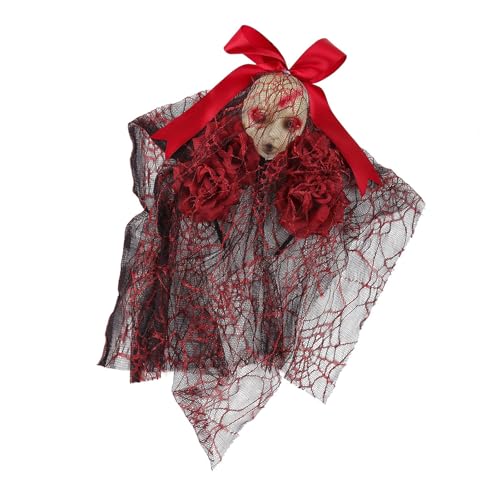 MHADBKH 1 x Schmetterlingsschleifen, Schleier, Stirnband, Polyester, Hexen-Stirnband, dekoratives Haar-Accessoire MHADBKH 1 x Schmetterlingsschleifen, Schleier, Stirnband, Polyester, Hexen-Stirnband, dekoratives Haar-Accessoire von MHADBKH