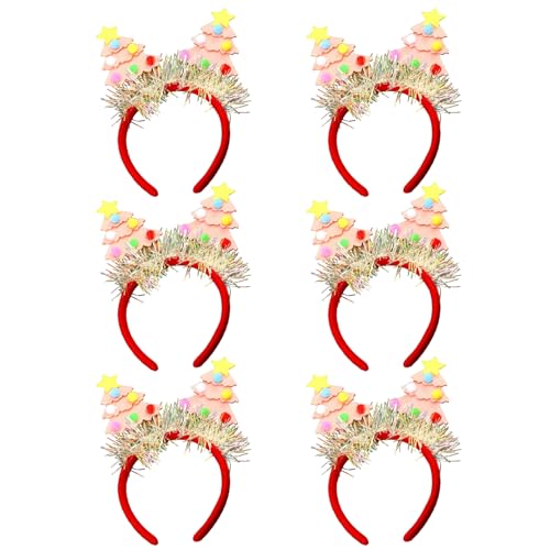 MHADBKH 6Pack Family Gathering Stirnbänder Schulveranstaltung Accessoire Holiday Party Hair Hoop Für Komfortable Saisonale Jubel MHADBKH 6Pack Family Gathering Stirnbänder Schulveranstaltung Accessoire Holiday Party Hair Hoop Für Komfortable Saisonale Jubel von MHADBKH
