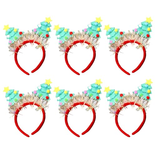 MHADBKH 6Pack Family Gathering Stirnbänder Schulveranstaltung Accessoire Holiday Party Hair Hoop Für Komfortable Saisonale Jubel MHADBKH 6Pack Family Gathering Stirnbänder Schulveranstaltung Accessoire Holiday Party Hair Hoop Für Komfortable Saisonale Jubel von MHADBKH