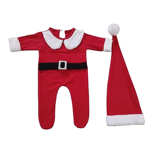 MHADBKH Babyfoto Kleidung Fußhose Weihnachtsmann Neugeborenes Foto Strampler Säugling Weihnachtsfeier Foto Accessoires Posenzubehör MHADBKH Babyfoto Kleidung Fußhose Weihnachtsmann Neugeborenes Foto Strampler Säugling Weihnachtsfeier Foto Accessoires Posenzubehör von MHADBKH