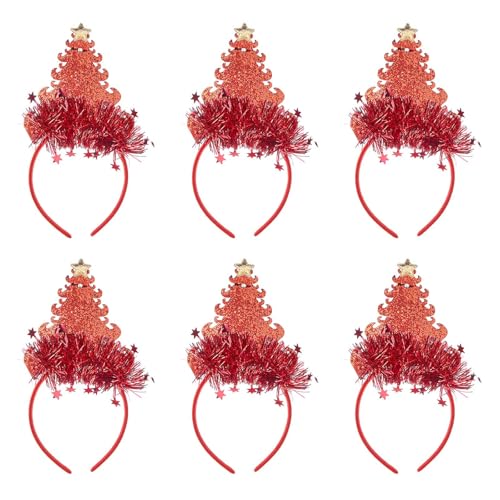 MHADBKH Bequeme Weihnachts LED Stirnbänder Weihnachten LED Kopfbedeckungen Funkelnde Leuchten Partyzubehör Für Gruppen von MHADBKH