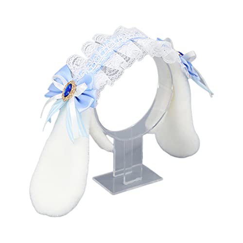 MHADBKH Elegante Falten Spitzen Bogenknotenform Haar Hoop Süß Aufnehmen Fotohalter Halloween Party Kostüm Kopfbedeckung Für Teenager von MHADBKH
