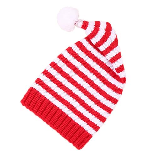 MHADBKH Festival Elfen Gestrickten Gestreiften Für Erwachsene Kinder Warme Winter Weihnachten Weihnachtsmütze Für Männer Und Frauen Party MHADBKH Festival Elfen Gestrickten Gestreiften Für Erwachsene Kinder Warme Winter Weihnachten Weihnachtsmütze Für Männer Und Frauen Party von MHADBKH