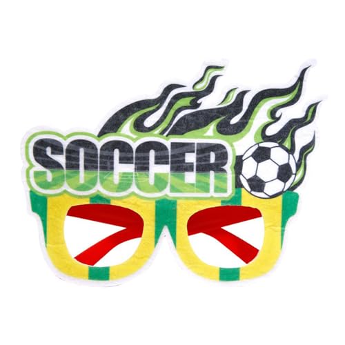 MHADBKH Fußball-Dekoration, Brille, Partybrille, europäisch, für europäische Spiele, Sportpartys, Fußball-Partys von MHADBKH
