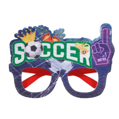 MHADBKH Fußball-Dekoration, Brille, Partybrille, europäisch, für europäische Spiele, Sportpartys, Fußball-Partys von MHADBKH