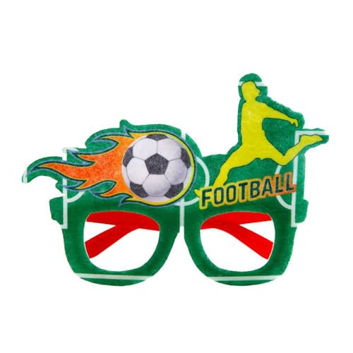 MHADBKH Fußball-Dekoration, Brille, Partybrille, europäisch, für europäische Spiele, Sportpartys, Fußball-Partys von MHADBKH