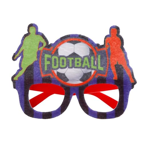 MHADBKH Fußball-Dekoration, Brille, Partybrille, europäisch, für europäische Spiele, Sportpartys, Fußball-Partys von MHADBKH