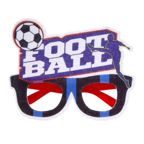 MHADBKH Fußball-Dekoration, Brille, Partybrille, europäisch, für europäische Spiele, Sportpartys, Fußball-Partys von MHADBKH