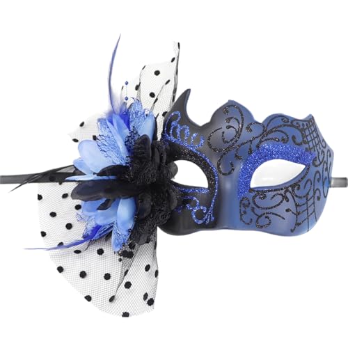 MHADBKH Gefiederte Maskerade Halloween Party Auge Blume Dekoration Maskerade Halbgesicht für Frauen Cosplay Modische Party MHADBKH Gefiederte Maskerade Halloween Party Auge Blume Dekoration Maskerade Halbgesicht für Frauen Cosplay Modische Party von MHADBKH