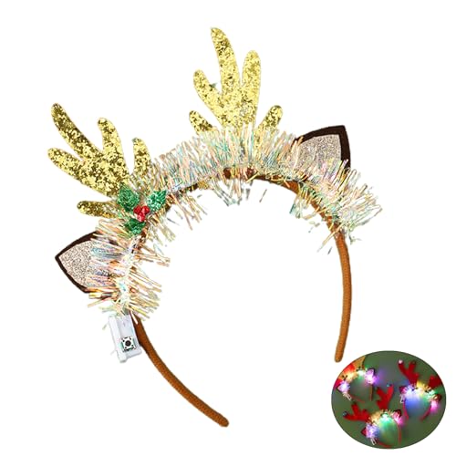 MHADBKH Glänzendes Lametta-LED-Haarreif für Teenager, Erwachsene, Party-Aufführungen, Haarstyling-Zubehör MHADBKH Glänzendes Lametta-LED-Haarreif für Teenager, Erwachsene, Party-Aufführungen, Haarstyling-Zubehör von MHADBKH