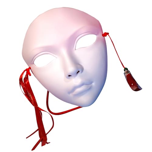 MHADBKH Handbemaltes Halloween-Kostüm, Maskerade, Vollgesicht, für Damen, Maskerade, Bühnenspiel, Themenpartys, Bühne MHADBKH Handbemaltes Halloween-Kostüm, Maskerade, Vollgesicht, für Damen, Maskerade, Bühnenspiel, Themenpartys, Bühne von MHADBKH