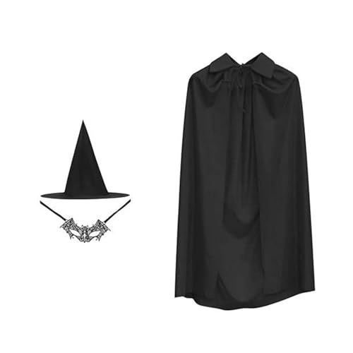 MHADBKH Hexenhut für Damen, Kostüm, Zubehör für Erwachsene, Maskerade, Halloween, Cosplay, Cosplay, Hexenhut MHADBKH Hexenhut für Damen, Kostüm, Zubehör für Erwachsene, Maskerade, Halloween, Cosplay, Cosplay, Hexenhut von MHADBKH