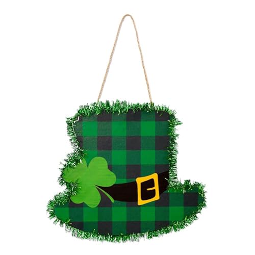 MHADBKH Holzanhänger zum Aufhängen, Ornament für irischen Nationalfeiertag, StPatricks, Mottoparty, dekoratives Zubehör, Wandschilder MHADBKH Holzanhänger zum Aufhängen, Ornament für irischen Nationalfeiertag, StPatricks, Mottoparty, dekoratives Zubehör, Wandschilder von MHADBKH