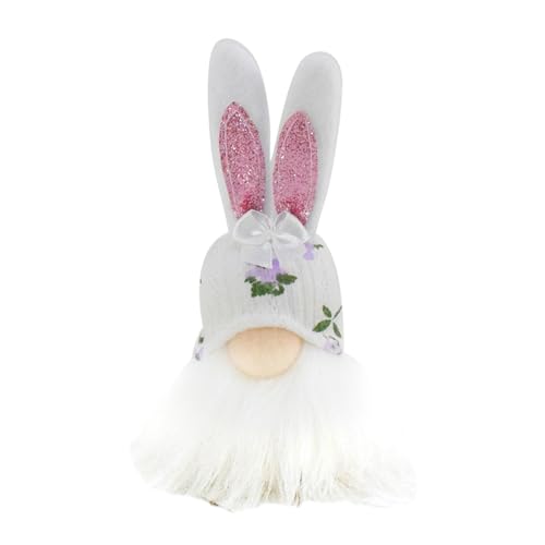 MHADBKH Kaninchenohren Gesicht Weniger Puppen Desktop Dekoration Kaninchen Plüsch Zwerge Spielzeug Home Ornament Frohe MHADBKH Kaninchenohren Gesicht Weniger Puppen Desktop Dekoration Kaninchen Plüsch Zwerge Spielzeug Home Ornament Frohe von MHADBKH