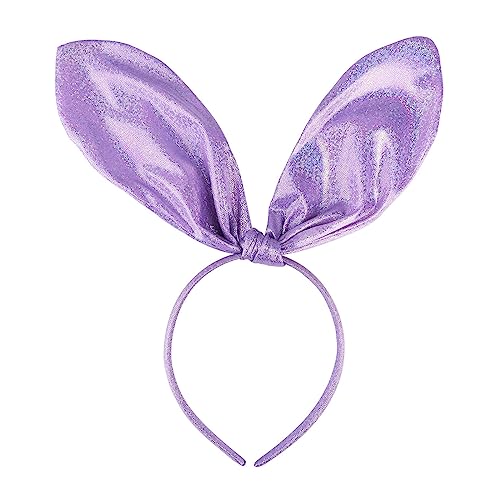 MHADBKH Kaninchenohren Stirnband Für Frauen Mädchen Süßes Ohrkopf Kopfbefugnis Favor Kostüm Accessoire Für Halloween Weihnachten von MHADBKH