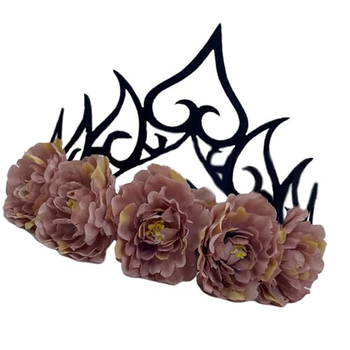 MHADBKH Künstliche Kopfbedeckung Dynamische Farbe Kopfschmuck Verstellbare Hochzeit Kopfbedeckung Für Frauen Mädchen Dekoration MHADBKH Künstliche Kopfbedeckung Dynamische Farbe Kopfschmuck Verstellbare Hochzeit Kopfbedeckung Für Frauen Mädchen Dekoration von MHADBKH