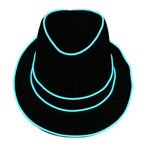 MHADBKH LED Blinking Top Caps Für Männer Beliebte Glühende Clubhut Erwachsene Bühnenaufführungen Themen Party Gentlement Kopfbedeckung MHADBKH LED Blinking Top Caps Für Männer Beliebte Glühende Clubhut Erwachsene Bühnenaufführungen Themen Party Gentlement Kopfbedeckung von MHADBKH