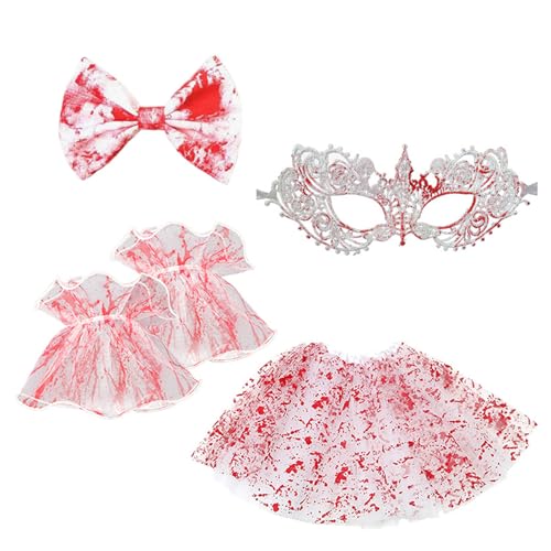 MHADBKH Professionelle realistische Vampirblutspritzer Haarspange leichte Kostümzubehör für Halloween, Cosplay, Motto-Partys & Horror von MHADBKH
