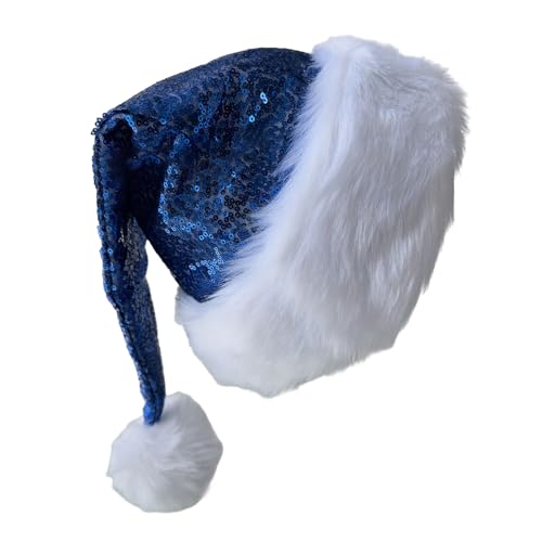 MHADBKH Sparkling Pailletten Weihnachtskostümhut Pailletten Hat Weihnachtsdekoration Santa Kostümhut Für Frauen Kinder Mädchen MHADBKH Sparkling Pailletten Weihnachtskostümhut Pailletten Hat Weihnachtsdekoration Santa Kostümhut Für Frauen Kinder Mädchen von MHADBKH
