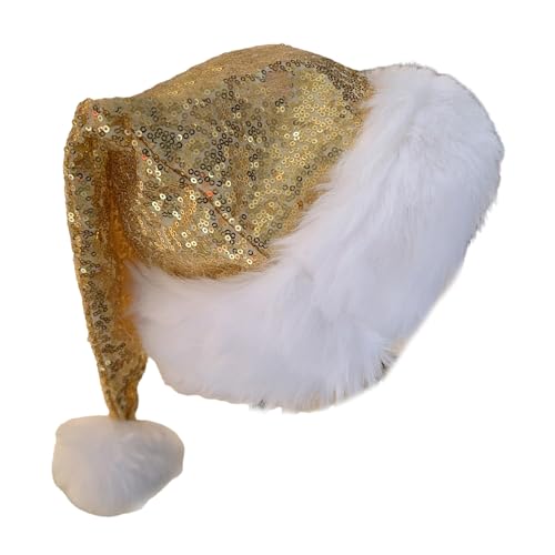MHADBKH Sparkling Pailletten Weihnachtskostümhut Pailletten Hat Weihnachtsdekoration Santa Kostümhut Für Frauen Kinder Mädchen MHADBKH Sparkling Pailletten Weihnachtskostümhut Pailletten Hat Weihnachtsdekoration Santa Kostümhut Für Frauen Kinder Mädchen von MHADBKH