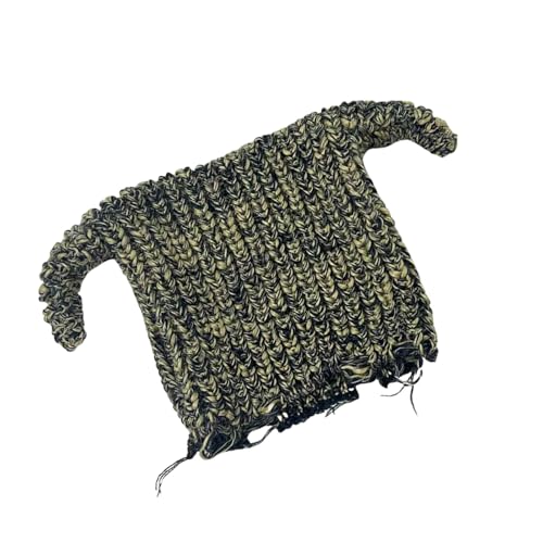 MHADBKH Strickhüte Teuflische Farbenfrohe Kopfbedeckung Für Frauen Antennenhut Einzigartige Hutkostüm Requisiten Schädelkappen Highlight Für Trendseting von MHADBKH