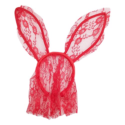 MHADBKH Süße Mädchen Hasen Kaninchen Ohr Hair Hoop Party Kostüm Langes Ohr Hasen Mit Zartem Spitzenschleier Masquerade Prom Prom MHADBKH Süße Mädchen Hasen Kaninchen Ohr Hair Hoop Party Kostüm Langes Ohr Hasen Mit Zartem Spitzenschleier Masquerade Prom Prom von MHADBKH