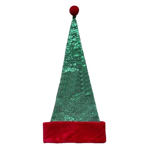 MHADBKH Weihnachten Santa Hats Mit Pailletten Crimson Brim Für Weihnachtsfestival Party Neujahr Kopfbedeckung Santa Kostümzubehör MHADBKH Weihnachten Santa Hats Mit Pailletten Crimson Brim Für Weihnachtsfestival Party Neujahr Kopfbedeckung Santa Kostümzubehör von MHADBKH