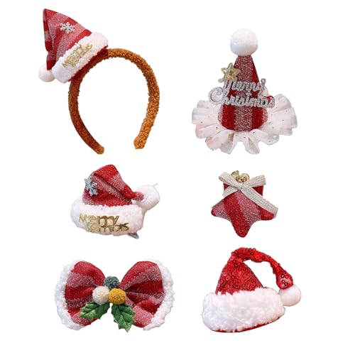 MHADBKH Weihnachten Santa Stirnband Haare Haarnadel Für Frauen Mädchen Bowknot Haarclip Barrettes Kopfbedeckungen Requisiten Urlaub Party MHADBKH Weihnachten Santa Stirnband Haare Haarnadel Für Frauen Mädchen Bowknot Haarclip Barrettes Kopfbedeckungen Requisiten Urlaub Party von MHADBKH