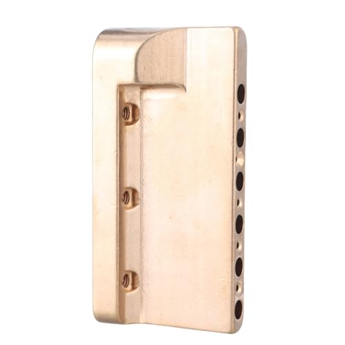 Professioneller E-Gitarren-Brückenblock, Ersatz-Tremolo-Block aus Messing für Tremolo-Brücke, einfache Installation Professioneller E-Gitarren-Brückenblock, Ersatz-Tremolo-Block aus Messing für Tremolo-Brücke, einfache Installation von MHADBKH