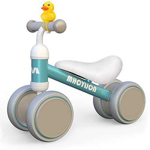 MHCYLION Kinder Laufrad ab 1 Jahr Balance Lauflernrad Spielzeug mit 4 Räder für 10-24 Monate Baby, Erst Rutschrad Fahrrad für Jungen Mädchen als Geschenke Grün MHCYLION Kinder Laufrad ab 1 Jahr Balance Lauflernrad Spielzeug mit 4 Räder für 10-24 Monate Baby, Erst Rutschrad Fahrrad für Jungen Mädchen als Geschenke Grün von MHCYLION