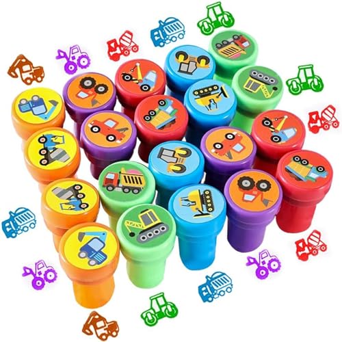 MHDUYEG 20 Stück Bagger Kinder Stempel Selbstfärbende Stempel Kinder Stempel Fahrzeuge Für Kinder Stempel Kinder Fahrzeuge Geburtstagsgeschenk Stempel Kinder Ab 2 3 Jahre Helle Klare Farben MHDUYEG 20 Stück Bagger Kinder Stempel Selbstfärbende Stempel Kinder Stempel Fahrzeuge Für Kinder Stempel Kinder Fahrzeuge Geburtstagsgeschenk Stempel Kinder Ab 2 3 Jahre Helle Klare Farben von MHDUYEG
