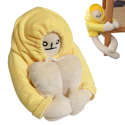 MHDUYEG Midlife Crisis Bob Spielzeug, Midlife Crisis Bob Plüsch-Bananenspielzeug, lustige Männerpuppe, Stressabbau-Spielzeug, Geburtstagsgeschenk, Plüsch-Stressabbau-Spielzeug MHDUYEG Midlife Crisis Bob Spielzeug, Midlife Crisis Bob Plüsch-Bananenspielzeug, lustige Männerpuppe, Stressabbau-Spielzeug, Geburtstagsgeschenk, Plüsch-Stressabbau-Spielzeug von MHDUYEG