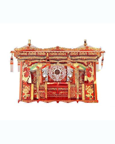 3D-Metall Puzzle 3D-Modellbausatz Aus Metall Für Selbermachen, Traditionelle Chinesische Hochzeitskollektion Im Chinesischen Stil(Wedding Bed) von MHYESA