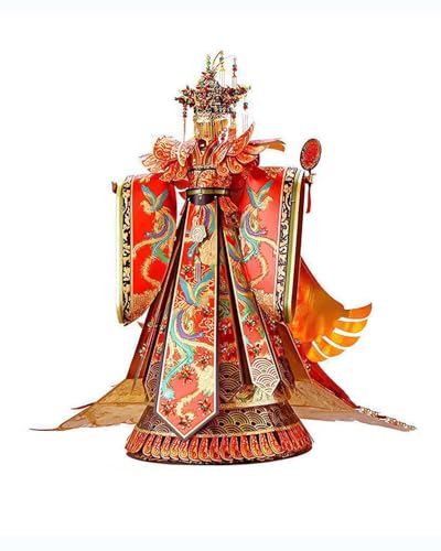 3D-Metall Puzzle 3D-Modellbausatz Aus Metall Für Selbermachen, Traditionelle Chinesische Hochzeitskollektion Im Chinesischen Stil(Wedding Dress) von MHYESA