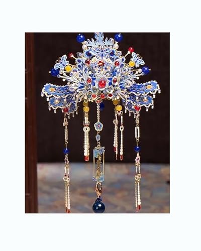 3D-Metall Puzzle Phoenix Crown 3D Metall Puzzle Modellbausatz, DIY Messing Ornament Mit Ständer Im Chinesischen Stil(A Promising Future) von MHYESA