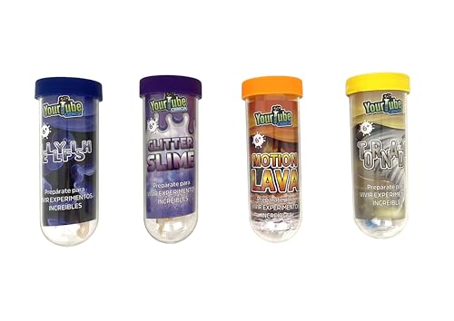 YourTube Set mit 4 Stück. Kreieren Sie einen anderen Schleim YourTube Set mit 4 Stück. Kreieren Sie einen anderen Schleim von MI DUENDE MÁGICO