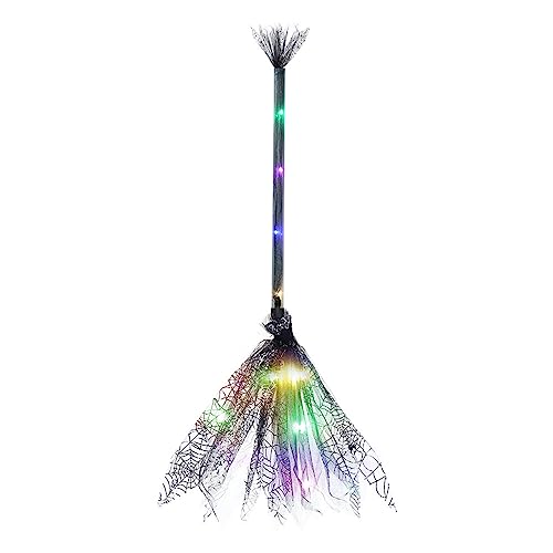 MIADOSHINSE Halloween LED Hexenbesen Cosplay | Party Kostüm Zubehör & Requisiten von MIADOSHINSE