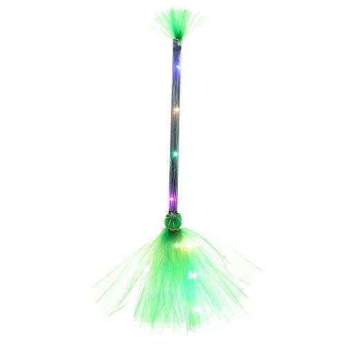 MIADOSHINSE Halloween LED Hexenbesen Cosplay | Party Kostüm Zubehör & Requisiten von MIADOSHINSE