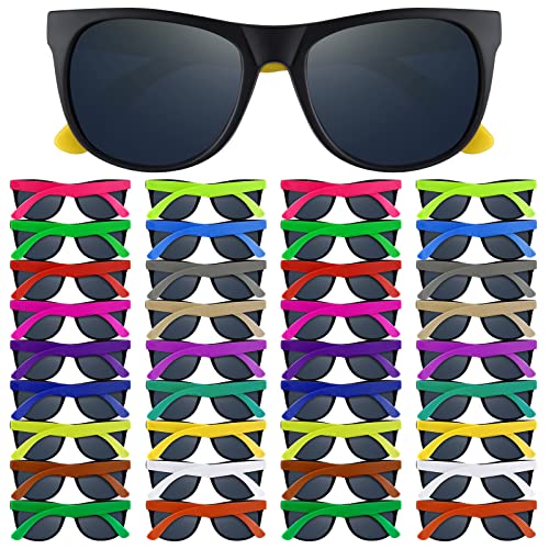 MIAHART 36 Packungen Kinder-Sonnenbrillen im 80er-Jahre-Stil, Partyzubehör für Outdoor-Strand-Hochzeitsfeier, Kindergeburtstag, Leckereien, Geschenktüten MIAHART 36 Packungen Kinder-Sonnenbrillen im 80er-Jahre-Stil, Partyzubehör für Outdoor-Strand-Hochzeitsfeier, Kindergeburtstag, Leckereien, Geschenktüten von MIAHART