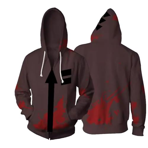 MIAOCOS Anime Hoodie Cosplay Kapuzenpullover Reißverschluss Ästhetisches Sweatshirt Kostüm Uni Erwachsene Funart Hooded Casual Outwear Karneval Party Show MIAOCOS Anime Hoodie Cosplay Kapuzenpullover Reißverschluss Ästhetisches Sweatshirt Kostüm Uni Erwachsene Funart Hooded Casual Outwear Karneval Party Show von MIAOCOS