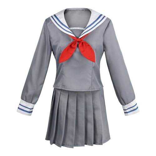 MIAOCOS Schulmädchen JK Uniform Damen Cosplay Kostüm Oberteil und Rock Set für Schule Party Dress Up Anime Events Outfit MIAOCOS Schulmädchen JK Uniform Damen Cosplay Kostüm Oberteil und Rock Set für Schule Party Dress Up Anime Events Outfit von MIAOCOS