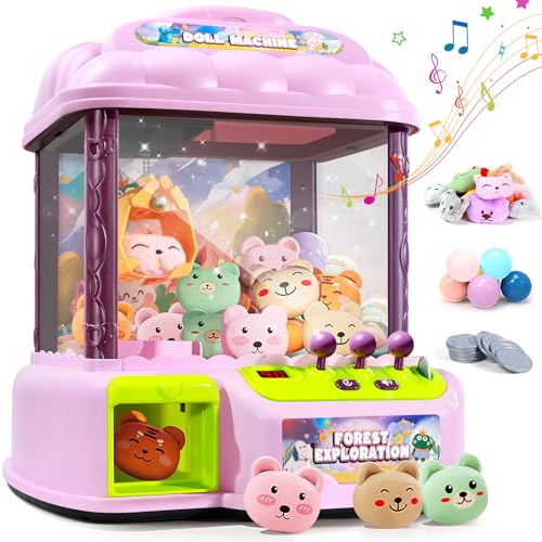 MIAOKE Großer Greifautomat für Kinder, elektronische Arcade-Spielkonsole mit einstellbarem Sound, Geburtstagsgeschenk für Kinder, Enthält 30 Spielzeuge & 24 Spielmünzen & 20 Überraschungseier MIAOKE Großer Greifautomat für Kinder, elektronische Arcade-Spielkonsole mit einstellbarem Sound, Geburtstagsgeschenk für Kinder, Enthält 30 Spielzeuge & 24 Spielmünzen & 20 Überraschungseier von MIAOKE
