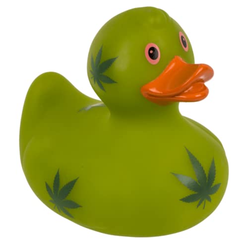 Badeente aus Gummi – Ente fürs Auto, wasser- und schmutzabweisend, ideal zum Baden von Babys, ab 6 Monaten, EU-zertifiziert (Patito Cannabis) Badeente aus Gummi – Ente fürs Auto, wasser- und schmutzabweisend, ideal zum Baden von Babys, ab 6 Monaten, EU-zertifiziert (Patito Cannabis) von MIBANDERA