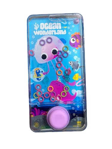 Mini-Wasserspiele, Ringwasserspiele für Mädchen und Jungen, Reisespiel, Aguaplay, Water Geme. Aqua Play (Medusa-Ballena) von MIBANDERA