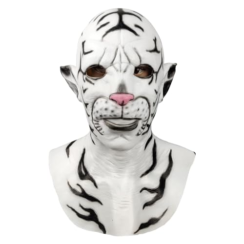 MIBUTOO Halloween Maske Rollenspiel Latex Kopfbedeckung von MIBUTOO