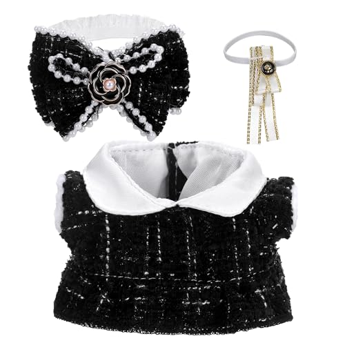 Kleidung für 17cm Plüsch, Niedliche Bekleidung Zubehör für Bubu Puppen, 17 cm Puppenkleidung DIY Outfit, Bubu Klamotten für Kinder Geschenke (Puppen Nicht Enthalten) von MICHIHOMIE