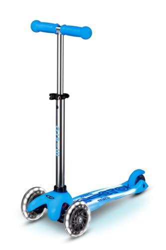Micro Mobility Mini micro Deluxe Glow LED Plus Artic Blue von MICRO