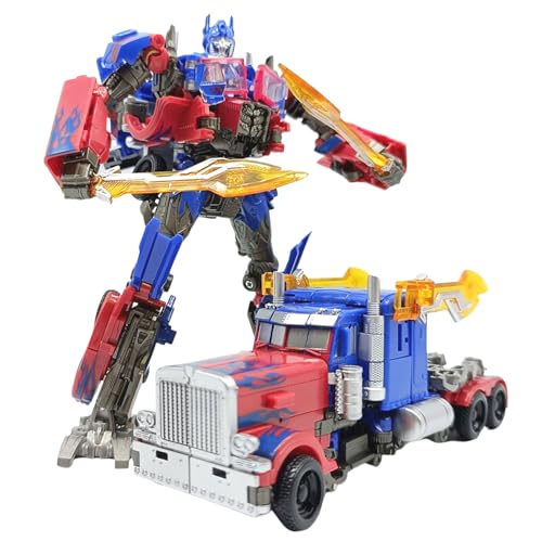 MICToy Transform Spielzeug, Kompletter Satz Roboters Pielzeug, Verformbares Auto-Jungen Spielzeug, Kreisförmige Zubehör Tasche, Geeignet Für Kinder Und Erwachsene Ab 12 Jahren-Primary Color von MICToy