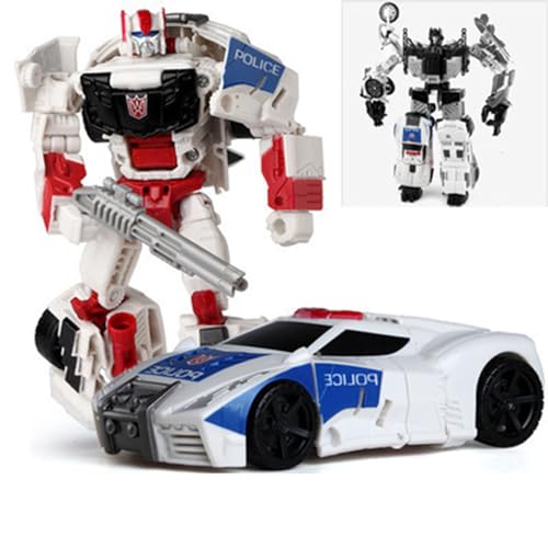 Transform Spielzeug, Verformbares Auto Spielzeug, Junge Geschenk Modell, 5-in-1 Kombination Verformung Roboter 33cm, Geeignet Für Kinder Und Erwachsene Ab 12 Jahren-Police Cara von MICToy