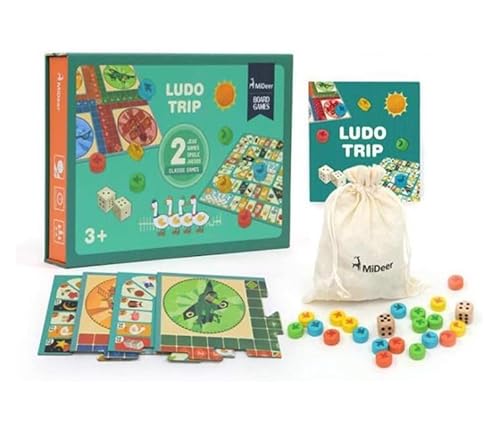 2-in-1-Set: Gänsespiel/kleine Pferde von Edu Toys